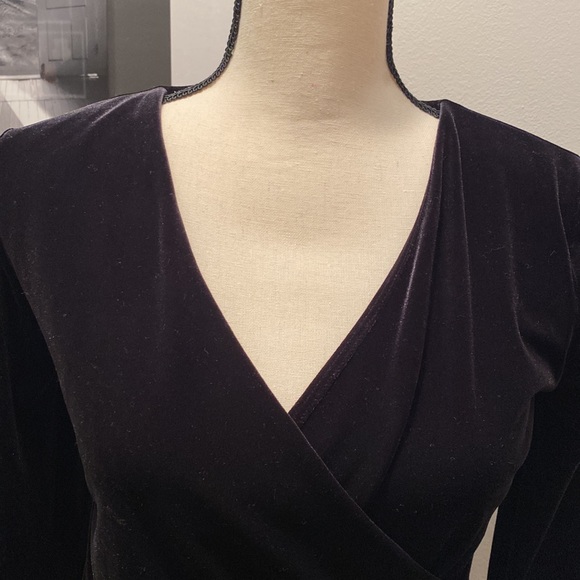 WHBM velvet drape tunic - Picture 4 of 5